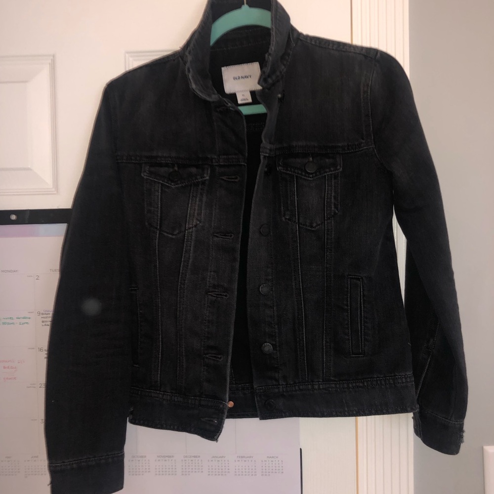 Old Navy Black Jean Jacket
